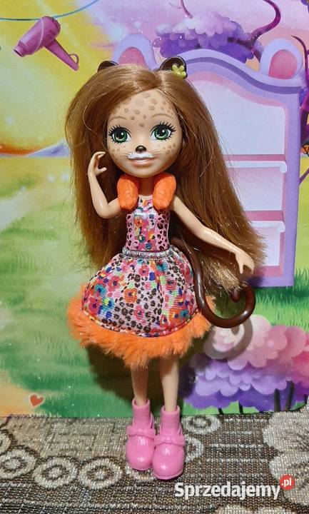 Lalka Enchantimals Cherish Cheetah z pupilem Zabrzeg