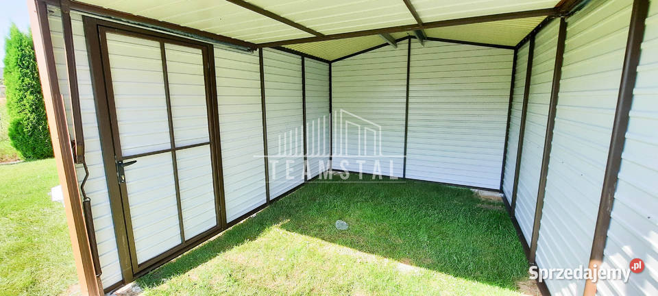 GARAŻ BLASZANY 3m x 4m poziom dwuspad Brama małopolskie Kraków sprzedam