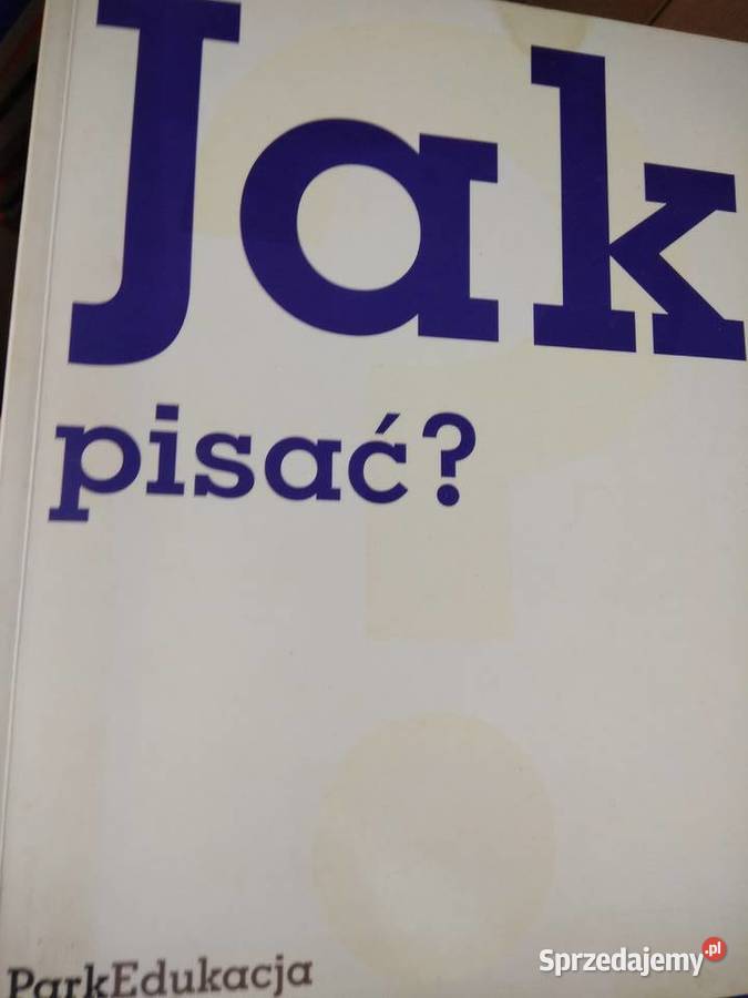 pisać poradnik szklone ksiąŻki podręczniki Antykwariat Warszawa