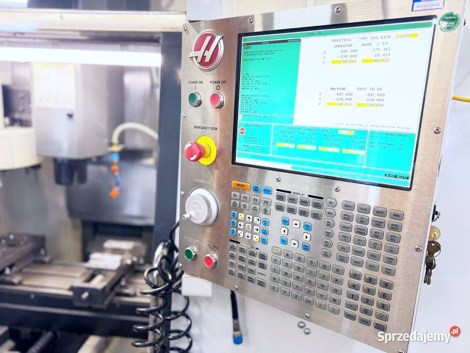 Frezarka CNC HAAS TM2P 2011 stan z Niemiec lubuskie Zabór