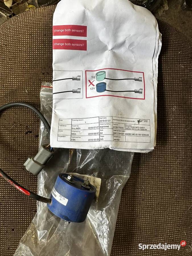 Czujnik skrętnego zaczepu kverneland Ikarus Pasłęk