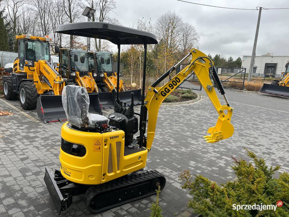 Mini Koparka GG900 Gunter Grossmann ze skrętnym Rok produkcji 2024 Koparki Iława