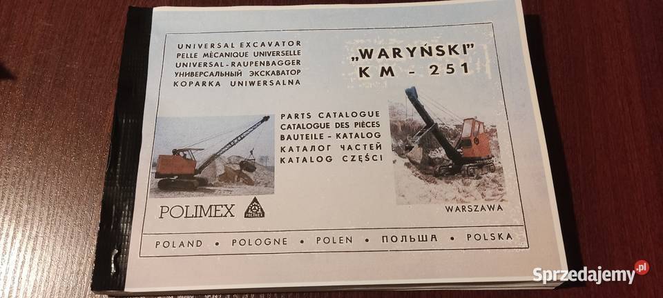 Waryński 251 katalog części podkarpackie