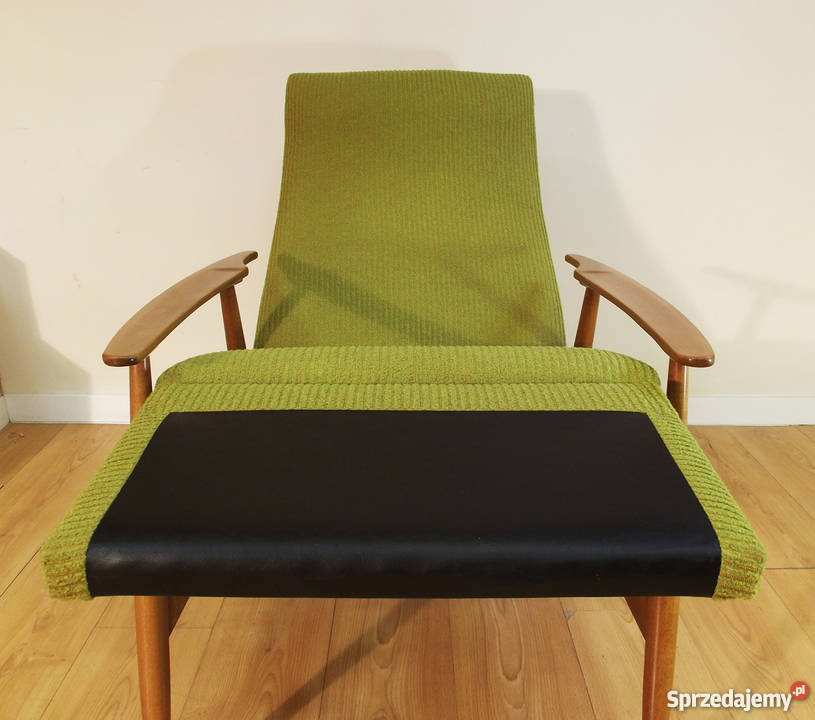 Fotel rozkładany lata 70te w stylu Milo 66cm Fotele i pufy Warszawa sprzedam