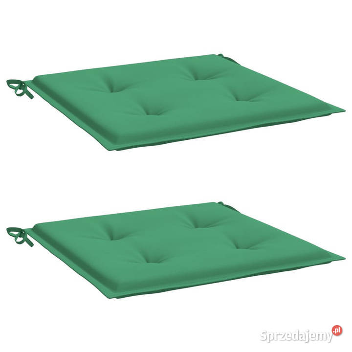 Poduszki na krzesła ogrodowe 2 zielone 50x50x3 Warszawa sprzedam
