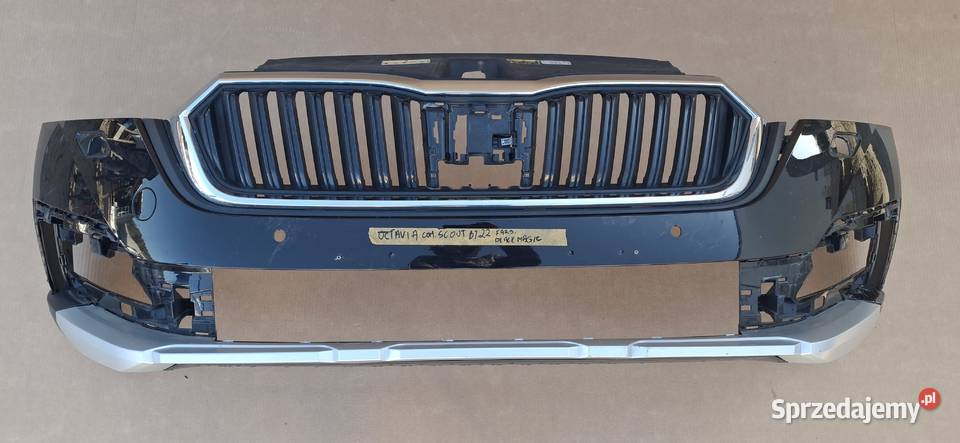 SKODA OCTAVIA IV SCOUT ZDERZAK PRZÓD SPOILER Kargowa