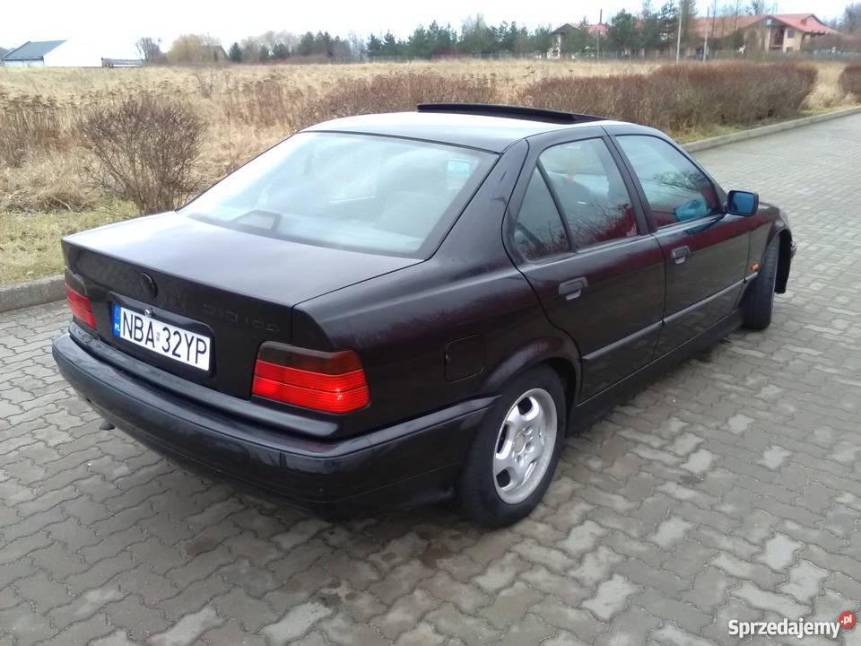 BMW E36 318 Diesel Sedan Czarny Nowe OC pomorskie Malbork