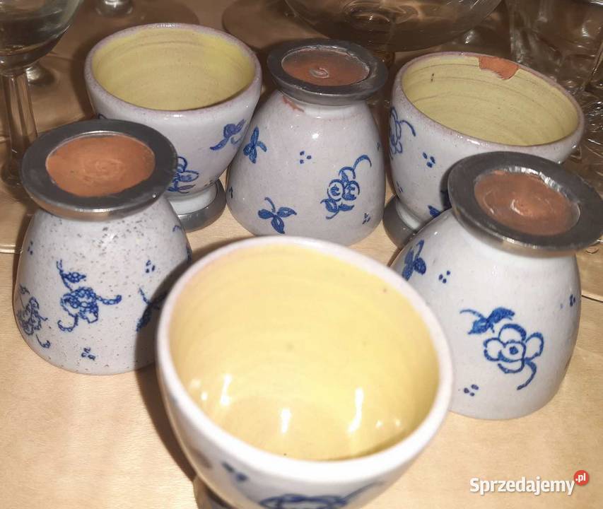 5 Kubków i 6 Kieliszków Ceramicznych dość Kraków