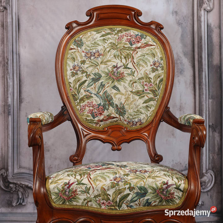 ARTexpert Fotel w stylu Ludwika XV Rococo XIX Dobrzany