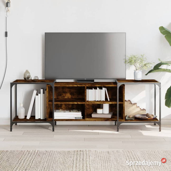 Szafka pod telewizor przydymiony dąb 153x37x50