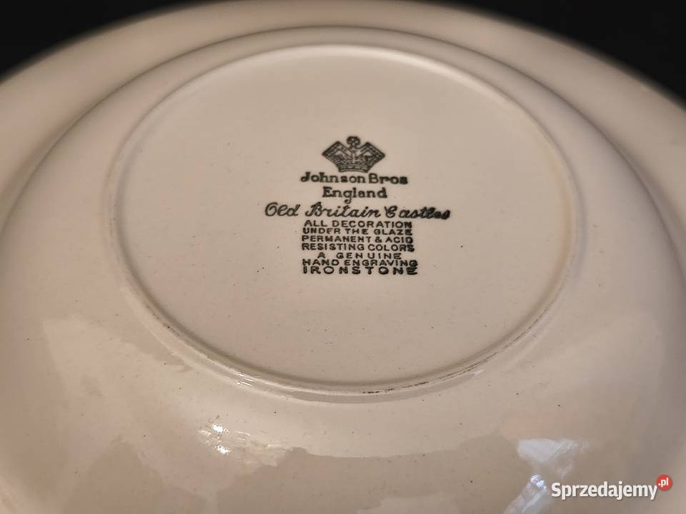 Talerz obiadowy głęboki angielski Johnson Bros Chełm