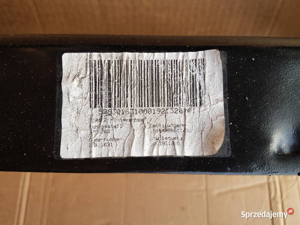 BMW 120i F20 LIFT sanki kołyska zwieszenia tył Legnica sprzedam