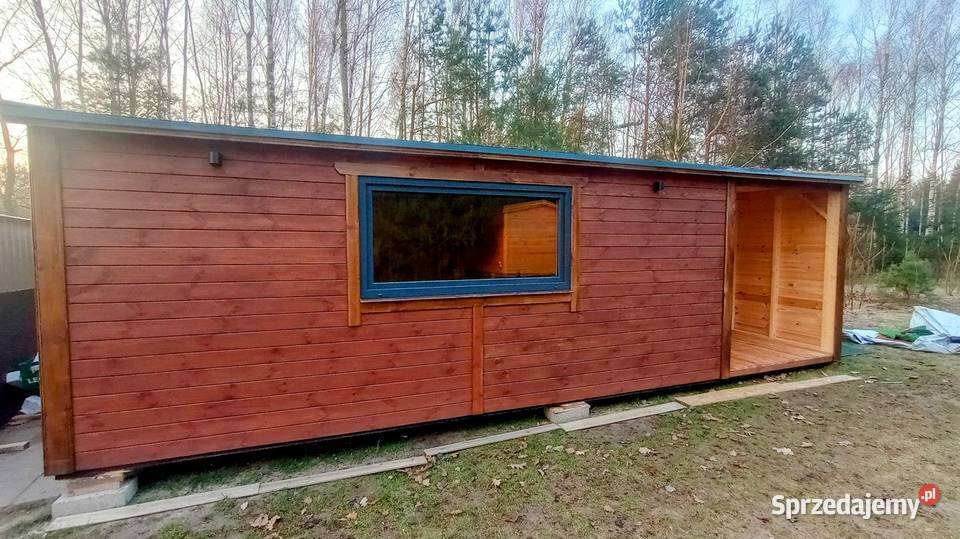 Domek drewniany mobilny całoroczny ocieplenie Radom sprzedam