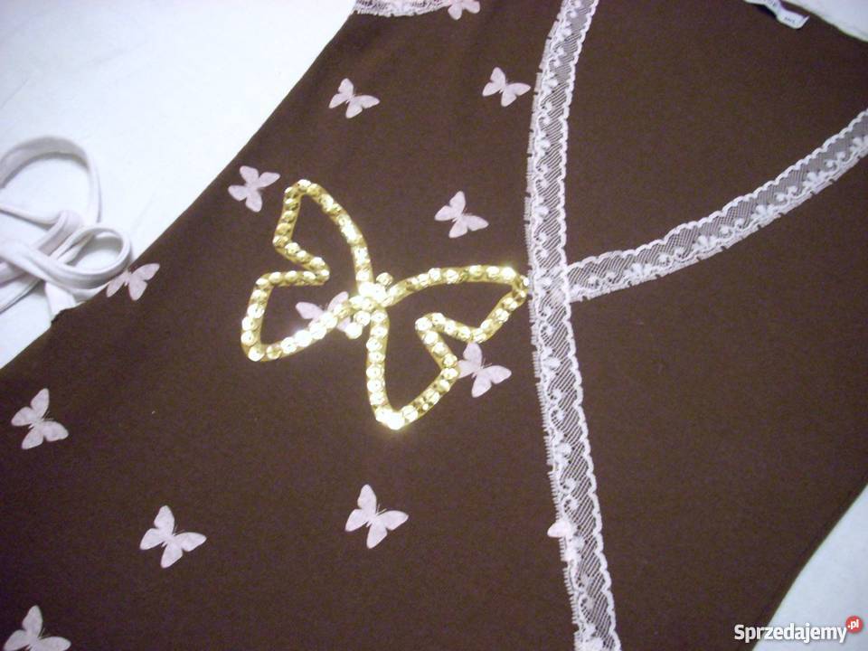 Bluzka Kamizelka Kopertowa Motyl Cekiny 34 36 Nowy Sącz sprzedam