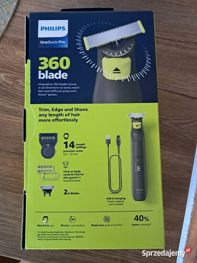nowa maszynkatrymer philips oneblade paragon na świętokrzyskie sprzedam