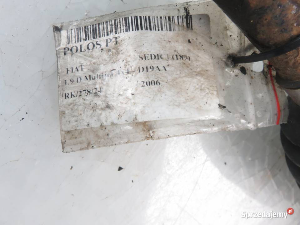 PÓŁOŚ PRAWA TYLNA FIAT SEDICI 19 D małopolskie sprzedam