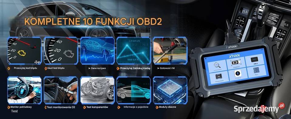 XTOOL D5S Tester diagnostyczny CANFD Polski Narzędzia warsztatowe Radom sprzedam