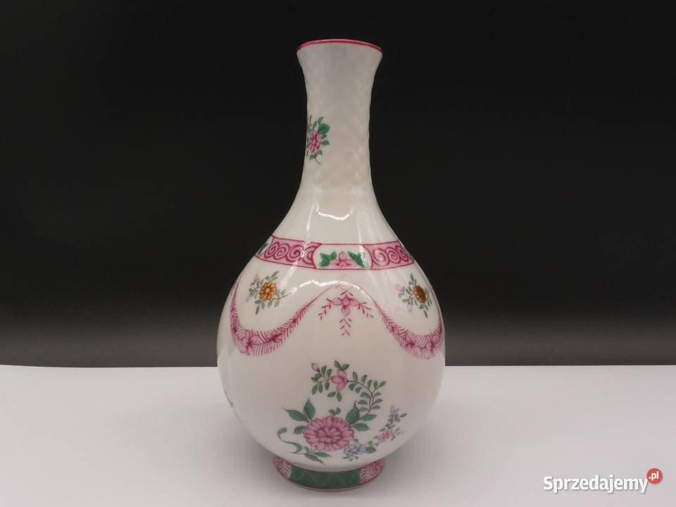 Piękny stary wazon porcelanowy Peony Lowestoft Raszków sprzedam
