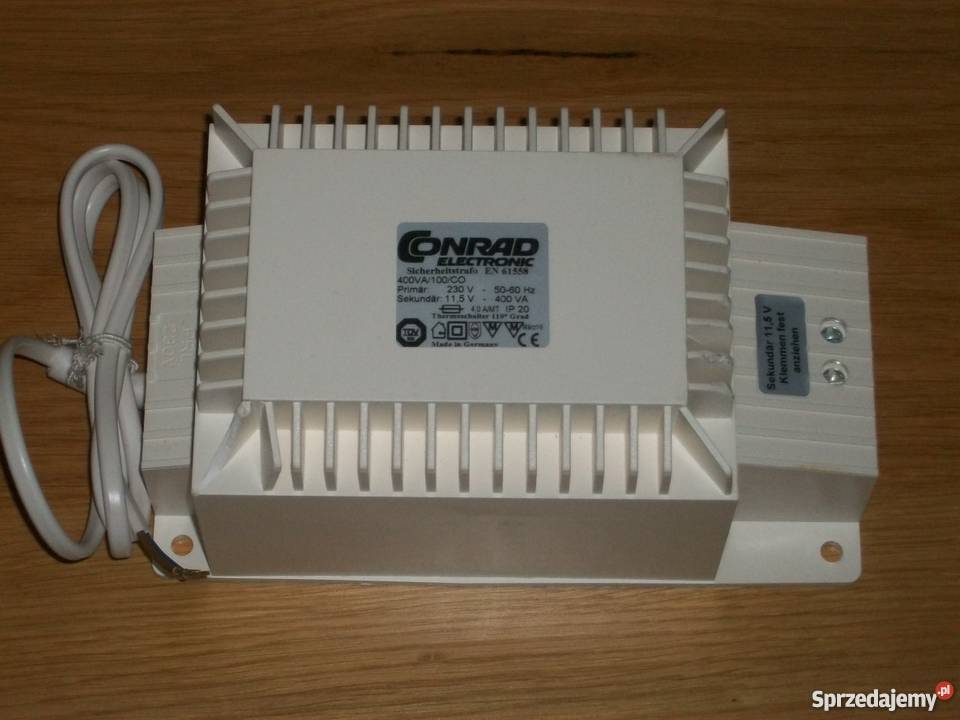 UWAGA OKAZJA 60 Transformator blokowy Conrad 400 Elektronika łódzkie Łódź