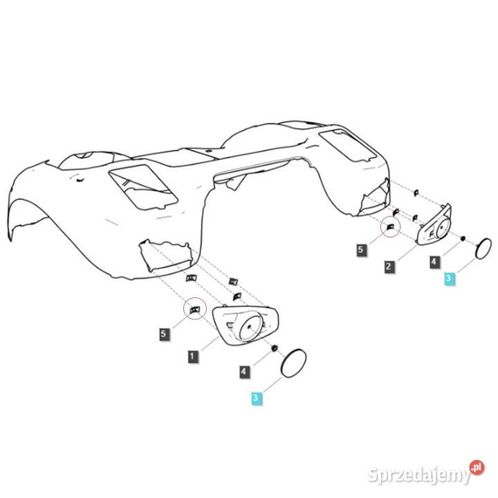 Blaszka montażowa TRG980 LS Tractor 40365088 Pozostałe Tajęcina