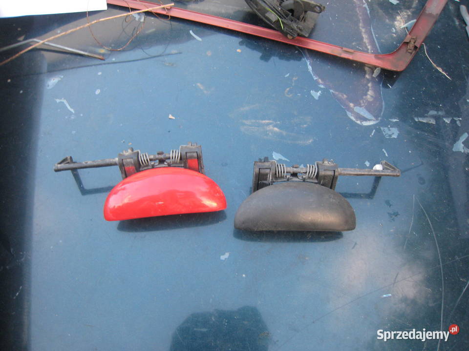 Klamka lewa czarna Peugeot 206 Części samochodowe