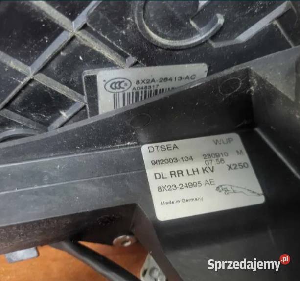 Zamek drzwi lewy tył TYLNY JAGUAR XF X250 podkarpackie Chrząstów