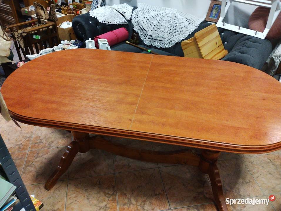 Stół drewniany rozkładany 91cm warmińsko-mazurskie sprzedam