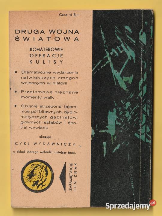ŻÓŁTY TYGRYS DNI WALKI 1965 łódzkie Łódź
