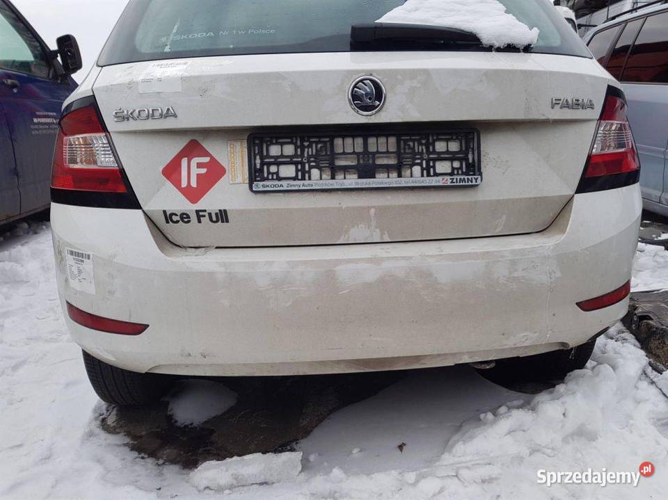 ZDERZAK TYŁ SKODA FABIA III LF9E