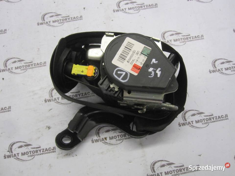 VW GOLF V PLUS 07r pas bezpieczeństwa lewy przód osobowe Wyposażenie wnętrza świętokrzyskie Kielce