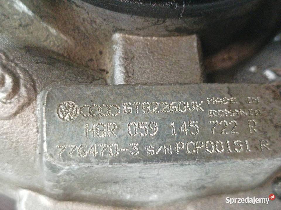 TURBOSPRĘŻARKA 059145722R 30 TDI Audi A6 III osobowe