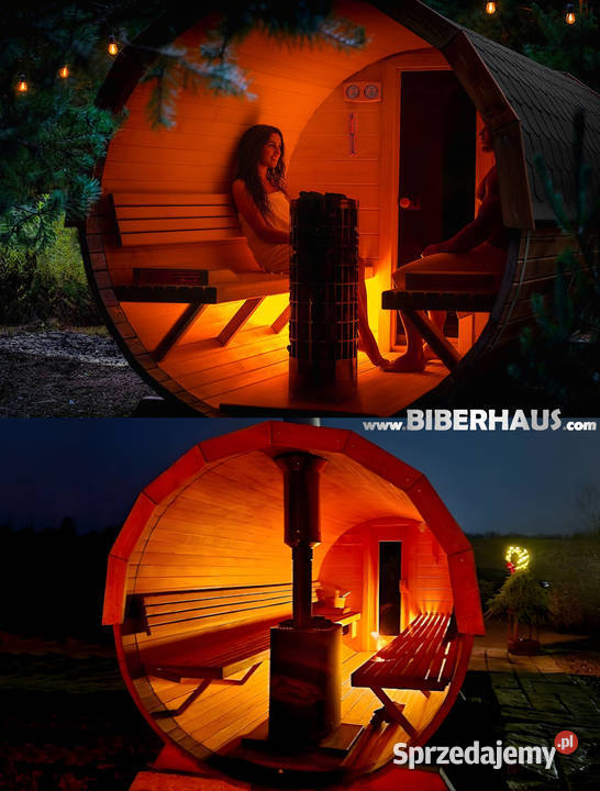 SAUNA Ogrodowa 200 OKNO 100 BECZKA 500L Nowy Targ