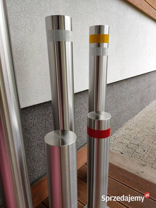 Słupki uliczne parkingowe odblaskowe stal Kraków