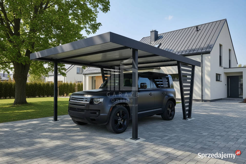 Carport V PREMIUM 5x47m Wypełnienie panelami Niepołomice