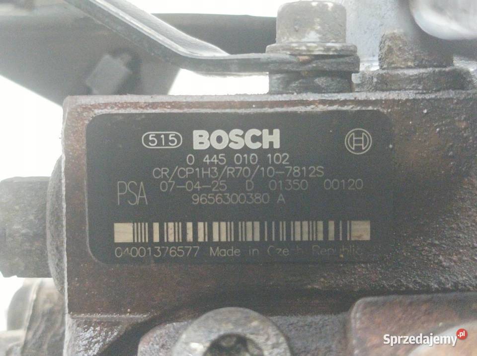 POMPA WTRYSKOWA 0445010102 9656300380A 16 HDI