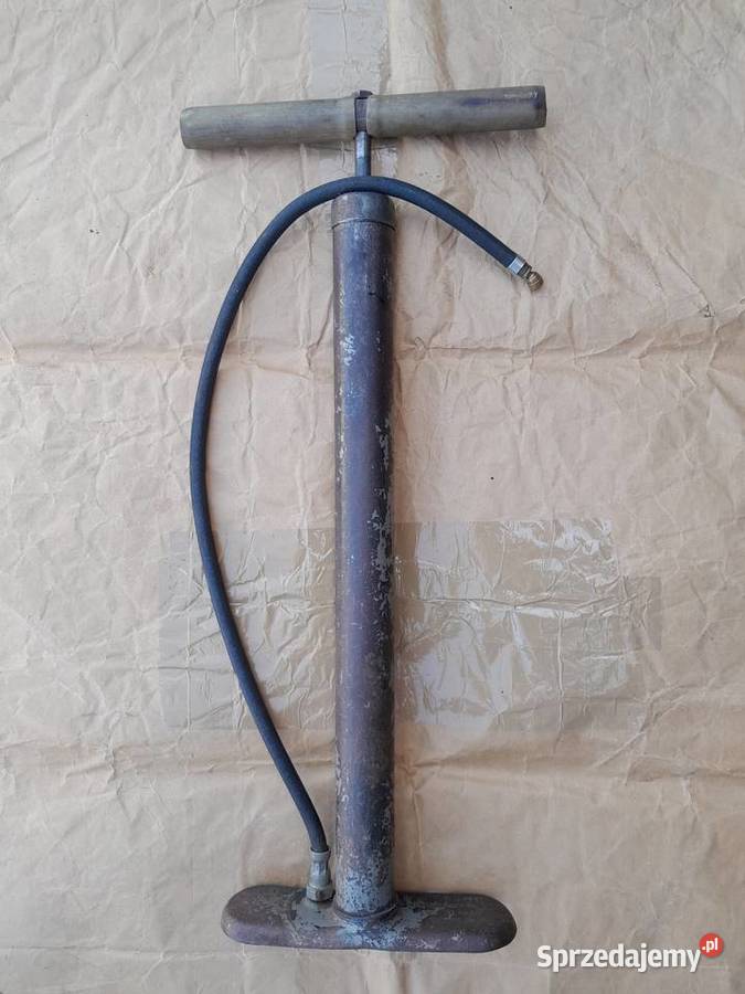 Pompka rowerowa metalowa stojąca słupkowa z dolnośląskie Polkowice