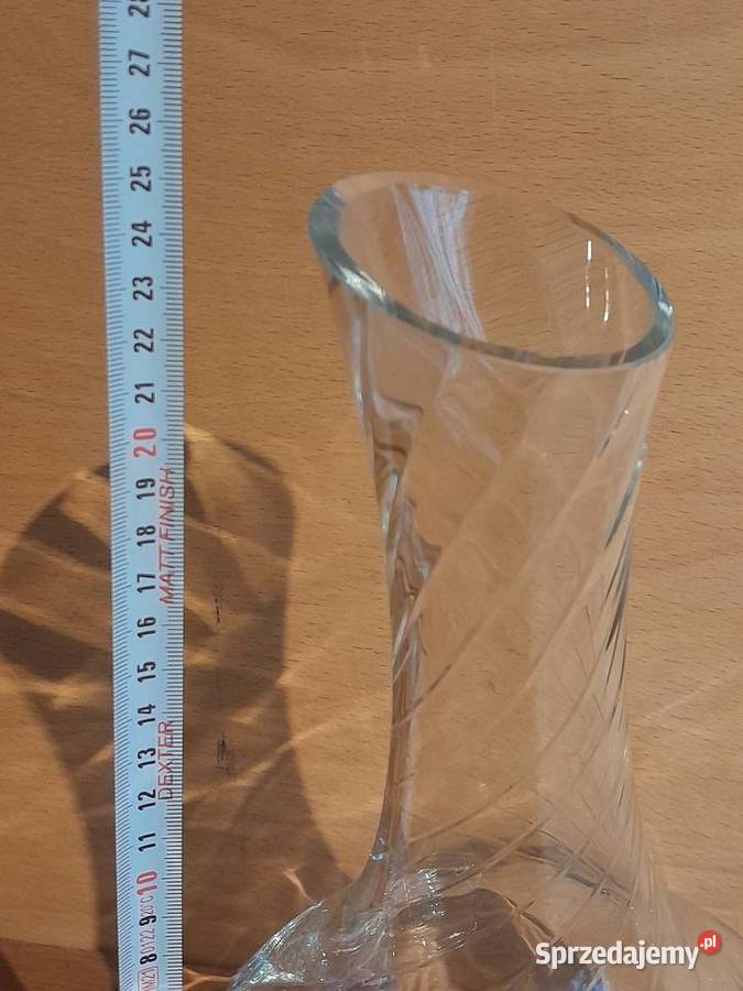 Stary szklany wazon wazonik zabytek PRL retro Dąbrowa Górnicza sprzedam