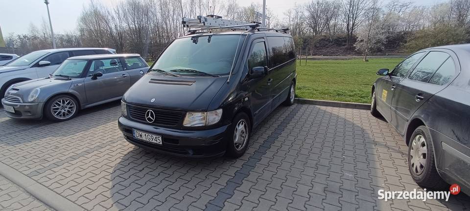 Mercedes Vito Vklasa w638 7 osób skórzane fotele manualna Wrocław sprzedam