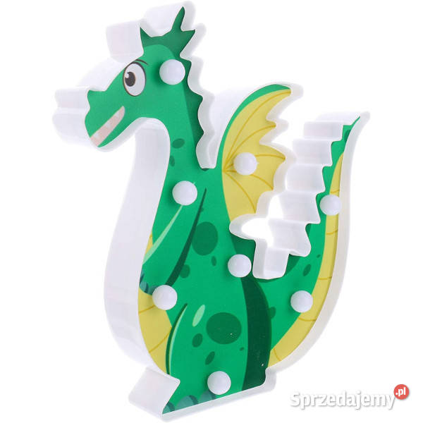 Lampka nocna dzieci LED na ścianę 3d dinozaur Pozostałe Mikołów
