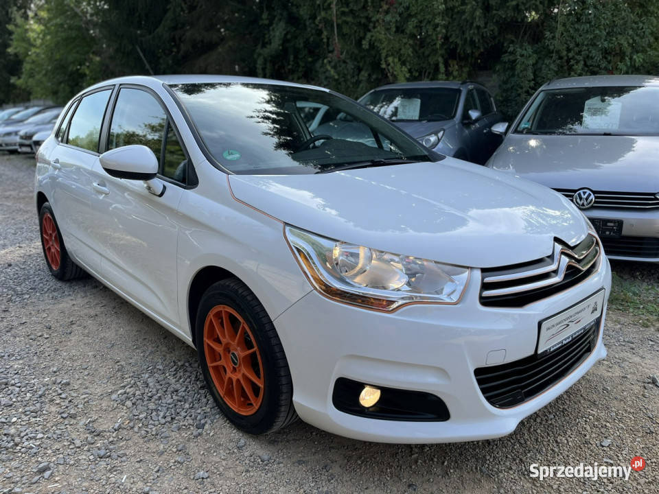 Citroen C4 16 1WŁ Oryginal Lakier Serwis ASO biały Częstochowa