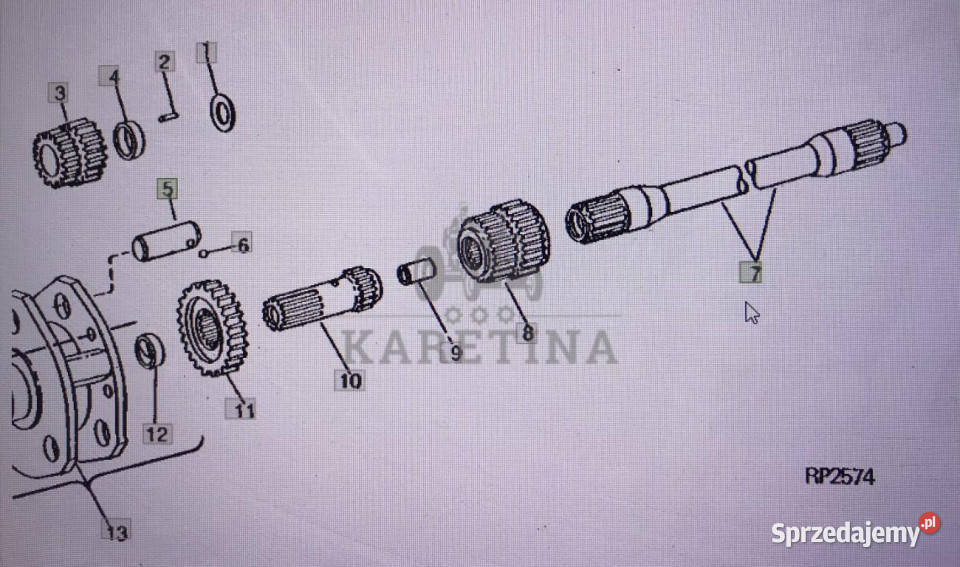 John Deere R77282wałJohn Deere 455547554955 Jastrzębniki sprzedam