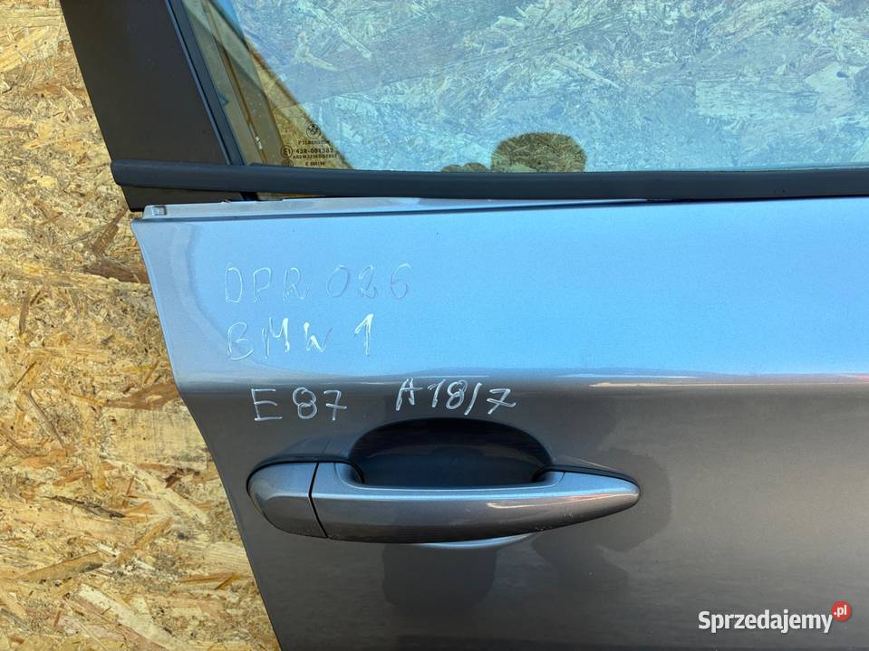 BMW 1 E87 Kod lak A187 DRZWI PRZÓD PRZEDNIE osobowe Słowikowo sprzedam