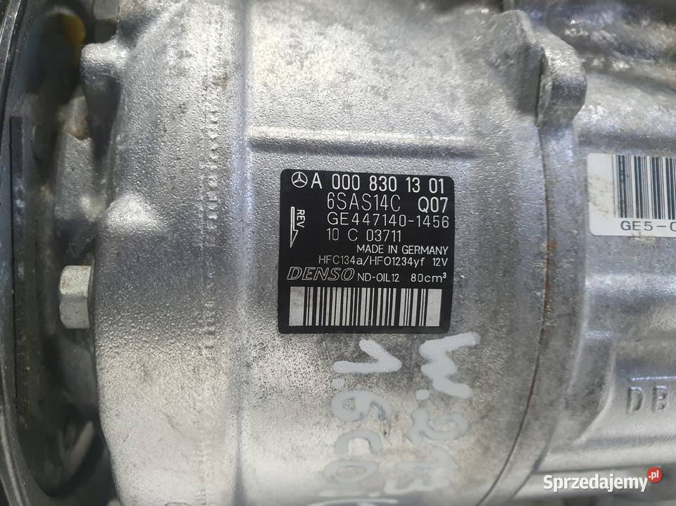 SPRĘŻARKA KLIMATYZACJI Mercedes W213 E200 16 CDI Kompresory klimatyzacji Chełm