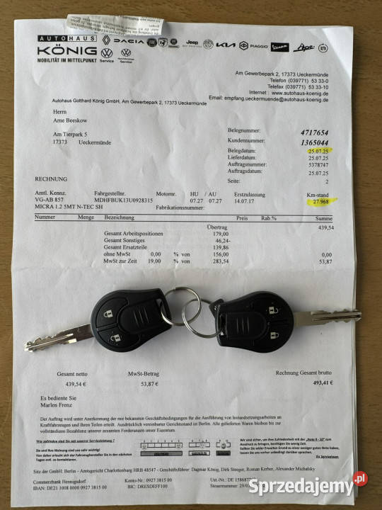 Nissan Micra NTEC nawigacja Szczecin