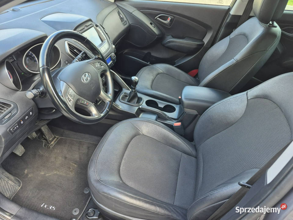 Hyundai ix35 navi grzane fotele kamera lift led przyciemniane szyby Drelów