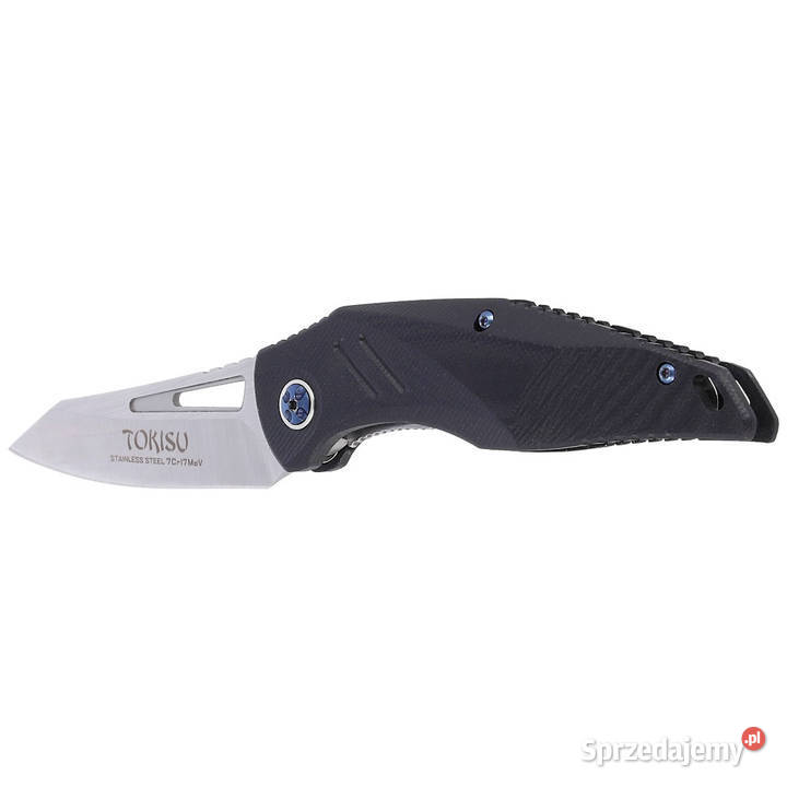 Nóż składany TOKISU Tactical Black G10 Satin Akcesoria, narzędzia i noże mazowieckie Warszawa
