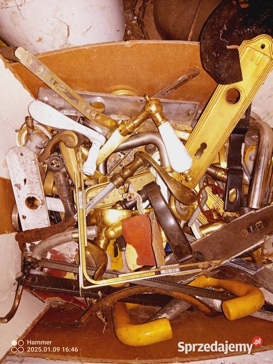 Klamki stare szyldy zamiana prl