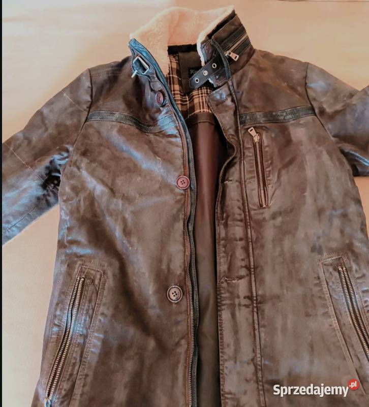 Kurtka Skórzana Kultowej Marki River Skin r ML Poraj