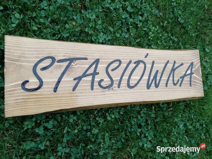 Szyld drewniany na altanę domek z drewna plac Kraków sprzedam