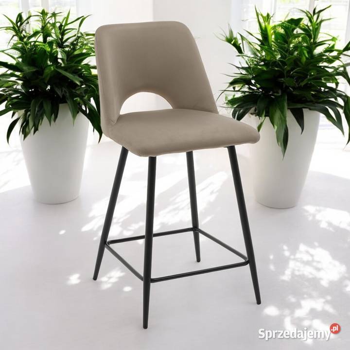 Hoker Tapicerowany Oro Ciemnobeżowy Wysyłka 24H